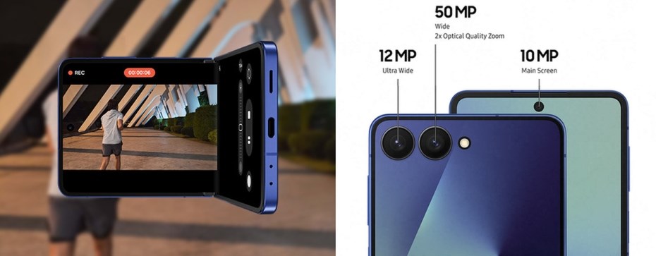 Samsung Galaxy Z Flip7 HDR video